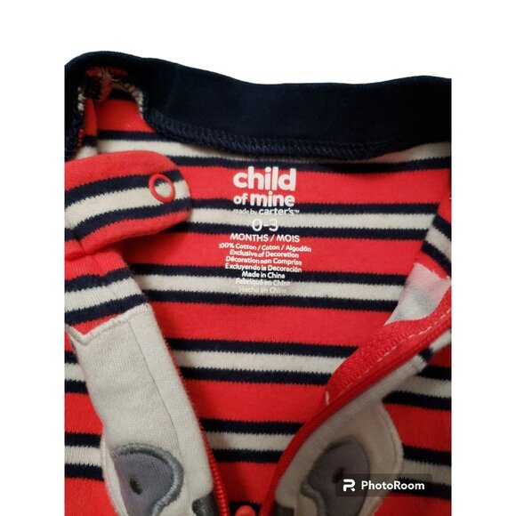 Raccoon Baby Sleepwear / 0-3M Child of Mine - Picture 2 of 3